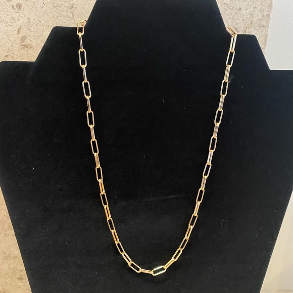 J. Crew Paperclip Toggle Necklace